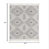 Unique Loom Arlo Collection Area Rug - Kai (Rectangular 5' 3" x 8' 0", Sandy Beige/Gray) view 2