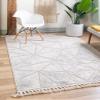 Unique Loom Arlo Collection Area Rug - AJ (Rectangular 5' 3" x 8' 0", Sandy Beige/Gray) view 1