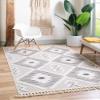 Unique Loom Arlo Collection Area Rug - Kai (Rectangular 6' 0" x 9' 0", Sandy Beige/Gray) view 1