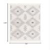 Unique Loom Arlo Collection Area Rug - Kai (Rectangular 6' 0" x 9' 0", Sandy Beige/Gray) view 2