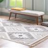 Unique Loom Arlo Collection Area Rug - Kai (Rectangular 6' 0" x 9' 0", Sandy Beige/Gray) view 4