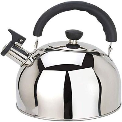 Tea Kettle Stovetop Whistling Stainless Steel Kettle Home 304 Stainless Steel Automatic Whistle Induction Cooker Gas General (Size : 4L)
