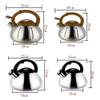 Tea Kettle Stovetop Whistling Stainless Steel Teapot|Tea Pots For Stove Top|Tea Kettle| Stainless Steel Tea Kettle |Large-Capacity |304 Stainless Steel|Suitable For All Types Of Stoves view 4