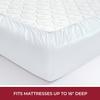 Empire Home 100% Organic Cotton Bed Sheet Set - Fitted + Flat + 2 Pillow Cases (Queen, Black) view 3