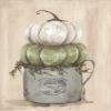 Enamelware with Pumpkin by Julie Norkus Laminated Art Print, 9 x 12 inches view 1