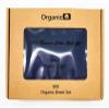Empire Home 100% Organic Cotton Bed Sheet Set - Fitted + Flat + 2 Pillow Cases (Queen, Navy) view 1