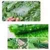 Simulation Plant Wall Artificial Leaf Garland Hanging Plant Silk Vine Garland Faux Fake Greenery Flower Fake with Fake Leaves Wall Faux Grass Wall (Color : Color d, Size : 1X6m) view 4