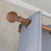 A&F Rod Dcor - Braxton 1" Faux Wood Curtain Rod 160-240 inch - Chestnut view 1