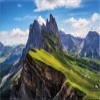 On The Edge by Ales Krivec Laminated Art Print, 14 x 8 inches view 1