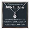 FG Family Gift Mall 50th Birthday Gifts For Women, Cool Gifts For 50 Year Old Woman Turning 50 and Fabulous, Happy Fifty Bday Gift Ideas (Standard Box, Milestone Alluring) view 1