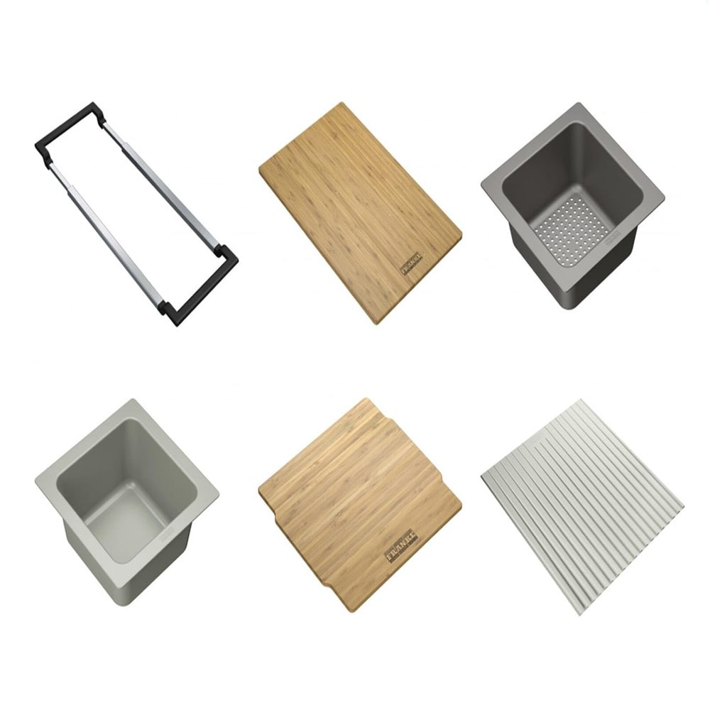 FRANKE All-In Universal Kitchen Sink Accessory System - AIUS200, Gray