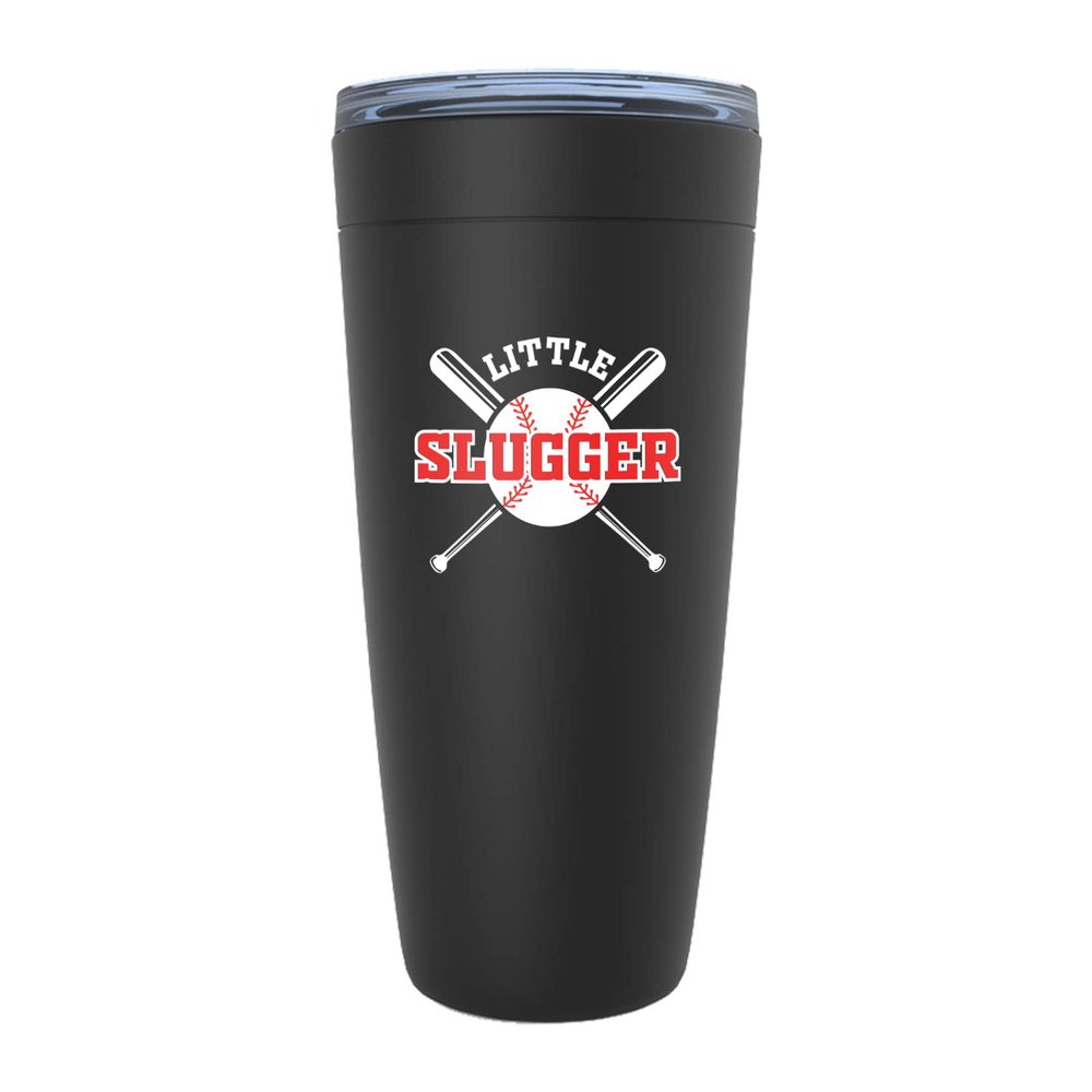 Baseball Black Edition Viking Tumbler 20oz - Little Slggr - Throw Coach Sport Lover Home Run Sportmen Center Catcher Boyfriend Outdoor Activity Baserunning Coach