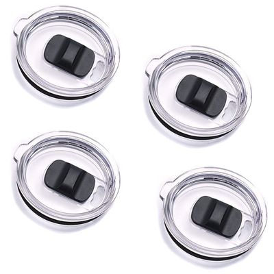 20/30 Oz Tumbler Lids - Fits For Yeti Rambler,Ozark Trail,Or Old Style Rtic Coffee Tumbler - Magnetic Slider Replacement Lid-Spill Proof Slider (30oz-4pcs)