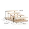 UNNS Glasses Stand Wood Display Holder Sunglasses Organizer Stands Sunglasses Holders Sunglasses Rack Sunglass Display Holder (Size : 4layer) view 2