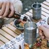 BESPORTBLE Travel Backpack Stainless Steel Camping Coffee Mug with Handle Vintage Metal Tea Cups Camping Cup for Camp Survival Hiking and Backpacking view 4