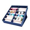 UNNS 12 Grid Sunglasses Display Stand Glasses Storage Box Sunglasses Storage Box/Rack Glasses Storage Display Rack (Color : Blue) view 1