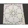 1 Pcs 42x42" Square White Embroidered Cotton Polyester Embroidery Tablecloth Wedding view 1