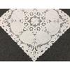 1 Pcs 42x42" Square White Embroidered Cotton Polyester Embroidery Tablecloth Wedding view 2