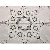 1 Pcs 42x42" Square White Embroidered Cotton Polyester Embroidery Tablecloth Wedding view 3