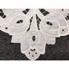 1 Pcs 42x42" Square White Embroidered Cotton Polyester Embroidery Tablecloth Wedding view 4