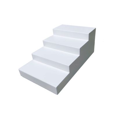 UNNS Glasses Square Display Ladder Glasses Storage Rack Sunglasses Display Rack Sunglass Storage Holder (Color : White, Size : Medium)
