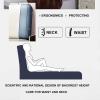 Headboard Pillow Large Headboard Cushion Bed Backrest Cushion Double Backrest Pad Waist Support Pillow Headboard Cover for Dorm Room Hotel Daybed Bed,Navy,70.8"/180cm(California King) view 4