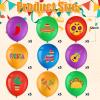 45 Pcs Fiesta Balloons Mexican Cinco De Mayo Balloons Taco Party Decoration for Fiesta Party Mexican Decorations Wedding, Birthday Favor Supplies view 2