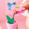 jojofuny 6pcs Flower Pot Designed Memo Clips Cute Photo Card Holders for Home Office Stable Base Reusable Note Holders Random Colors for Events and Parties view 4