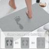 ARERQEWN Bath Mats for Bathroom,Absorbent Bathroom Floor Mats 24x48 Inches Quick Dry Bath Mat Rugs, Long Bathroom Rugs Runner in Front of Bathtub or Shower Room (Grey), 48*24 view 3