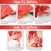 40 Inch 15 Foil Balloons - Number 15 Large Red Helium Balloons with Confetti, Self Inflating for Girls Boys Women Anniversary Party Decorations view 3