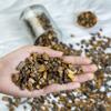 Crocon 1/2 LB Crushed Tiger Eye Chips Bulk Stones 1100+ Carats Natural Quartz Pieces Irregular Shape Gemstones for House Warming Gifts New Home and Chakra Healing Crystals Home Dcor Gifts for Women view 3