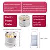 YESJrl 3 in 1 Electric Potato & Apple Peeler/Vegetable Dryer with Graters Automatic Peeling Machine, No Mess (1KG Capacity < 180s) view 2
