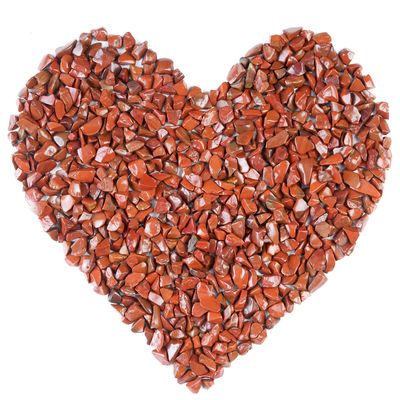 Crocon 1/2 LB Crushed Red Jasper Chips Bulk Stones 1100+ Carats Natural Quartz Pieces Irregular Shape Gemstones for House Warming Gifts New Home and Chakra Healing Crystals Home Dcor Gifts for Women