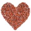 Crocon 1/2 LB Crushed Red Jasper Chips Bulk Stones 1100+ Carats Natural Quartz Pieces Irregular Shape Gemstones for House Warming Gifts New Home and Chakra Healing Crystals Home Dcor Gifts for Women view 1