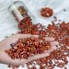 Crocon 1/2 LB Crushed Red Jasper Chips Bulk Stones 1100+ Carats Natural Quartz Pieces Irregular Shape Gemstones for House Warming Gifts New Home and Chakra Healing Crystals Home Dcor Gifts for Women view 2