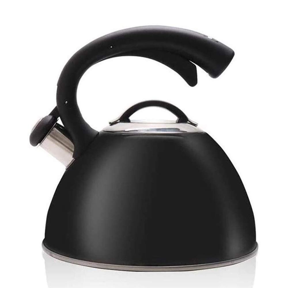Tea Kettle Stovetop Whistling Stainless Steel Stove Top Kettle for Gas,Copper Tea Kettle Whistling Stove Top Stainless Steel with Heat Resistant Handle, Gas Electric Induction