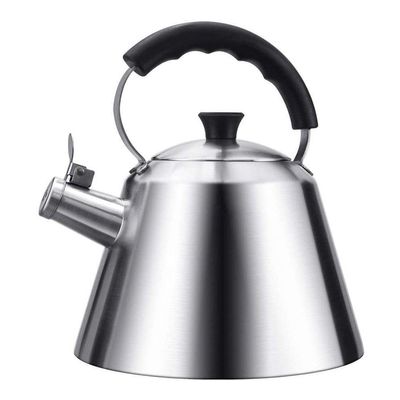 Tea Kettle Stovetop Whistling Stainless Steel Stove Top Kettle for Gas,Copper Tea Kettle Whistling Stove Top Stainless Steel with Heat Resistant Handle, Gas Electric Induction Compatible