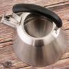 Tea Kettle Stovetop Whistling Stainless Steel Whistling Kettle 3L,Stove Top Whistling Tea Kettle Stainless Steel Teakettle Teapot with Heat-resistant Handle,Suitable for Induction Cookers,Gas Stoves,E view 3