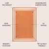 JONATHAN Y Border Stripe Indoor Outdoor Area Rug 3X5 Orange/Cream, James Modern for Backyard, Patio, Porch, Easy-Cleaning, High Traffic, Pet-Friendly, Non-Shedding (SMB201D-3) view 2