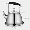 Tea Kettle Stovetop Whistling Stainless Steel Teapot Tea Pots For Stove Top Tea Kettle Whistling Tea Kettle Stainless Steel Tea Kettle |Capacity Household Suitable For Various Stoves view 2
