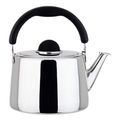 Tea Kettle Stovetop Whistling Stainless Steel Stainless Steel Stove Top Kettle  Retro Style Whistling Kettle  Suitable for All Hob/Stove Types Including Induction (Size : 4L)