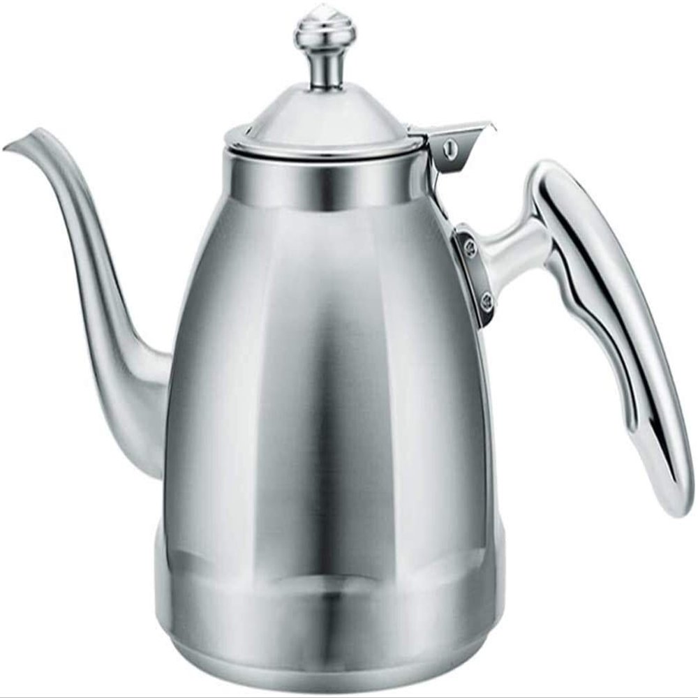 Tea Kettle Stovetop Whistling Stainless Steel Kettle 1.5L Home 304 Stainless Steel Automatic Whistle Induction Cooker Gas General