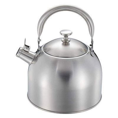 Tea Kettle Stovetop Whistling Stainless Steel Pot for Stove Top Stainless Steel Hot Water Kettle Tea Kettle Best Induction Modern Stainless Steel Surgical Whistling Teapot (Size : 5l)