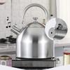 Tea Kettle Stovetop Whistling Stainless Steel Pot for Stove Top Stainless Steel Hot Water Kettle Tea Kettle Best Induction Modern Stainless Steel Surgical Whistling Teapot (Size : 5l) view 3
