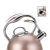 Tea Kettle Stovetop Whistling Stainless Steel Teapot of Heat-Resistant Handle Whistling of Modern Stainless Steel Tea Kettle view 4
