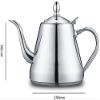 Tea Kettle Stovetop Whistling Stainless Steel Kettle 1.2L 304 Stainless Steel Home Automatic Whistle Induction Cooker Gas General view 2