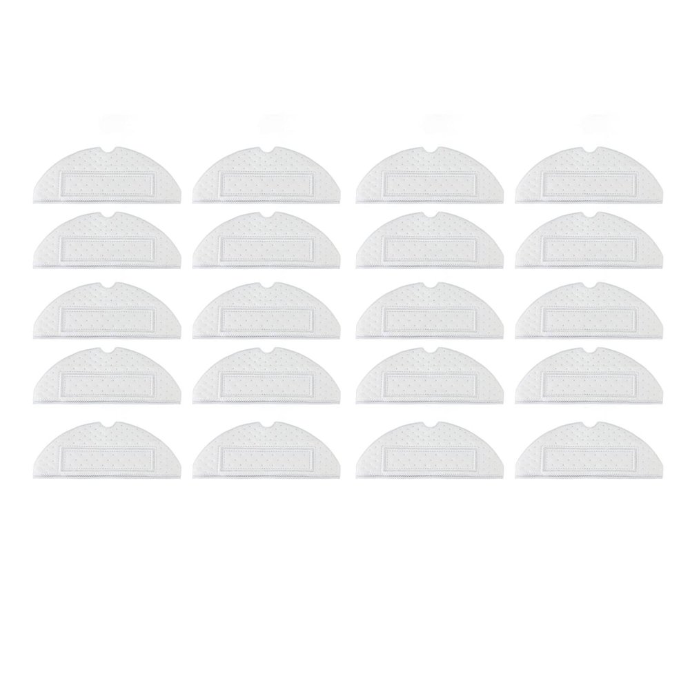 CHICIRIS Vacuum Parts Accessories, Sweeping Robot Accessory, Extra Soft Mopping Cloth Replacement Pads for Mi S7, 20pcs for Home Cleaning and Daily Maintenance