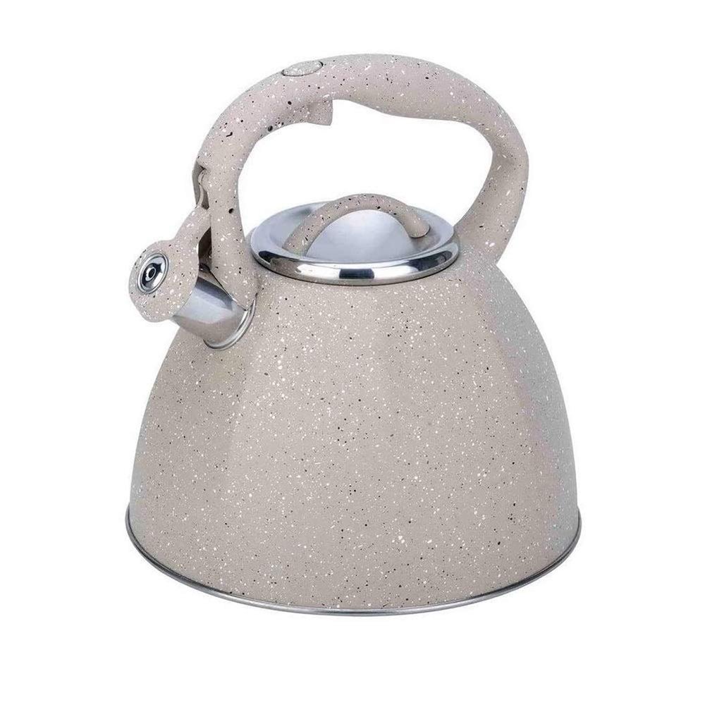 Tea Kettle Stovetop Whistling Stainless Steel Stovetop Kettles 3.7 Litre Whistling Kettle 304 Stainless Steel Stovetop Kettle Gas Induction Safe Water Kettles Jug Tea Pot Suitable For All Heat Sources