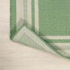 JONATHAN Y Border Stripe Indoor Outdoor Area Rug 4X6 Green/Cream, James Modern for Backyard, Patio, Porch, Easy-Cleaning, High Traffic, Pet-Friendly, Non-Shedding (SMB201E-4) view 4