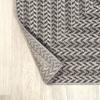 JONATHAN Y Concentric Squares Indoor Outdoor Area Rug 3X5 Black/Light Gray, Chevron Modern for Backyard, Patio, Porch, Easy-Cleaning, High Traffic, Pet-Friendly, Non-Shedding (SMB206B-3) view 4